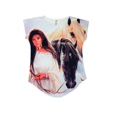 Playera Tena India Caballo